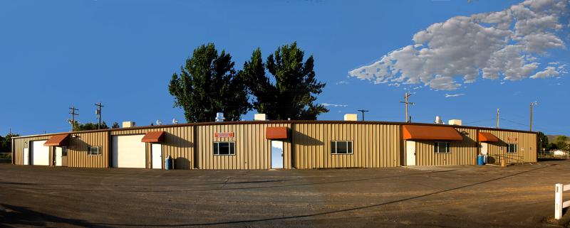 Photograph of the outside of Community Building