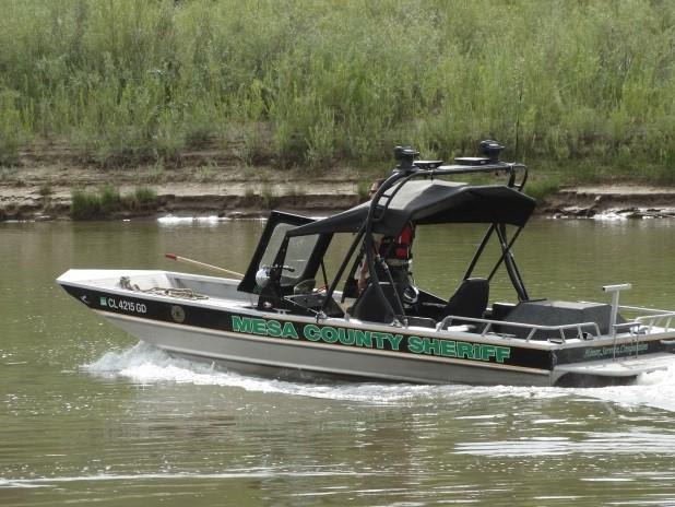 Photograph of Search and Rescue Boat on the river