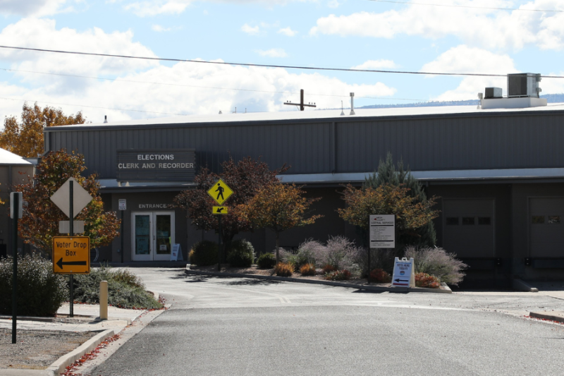 Front of Mesa County Elections building