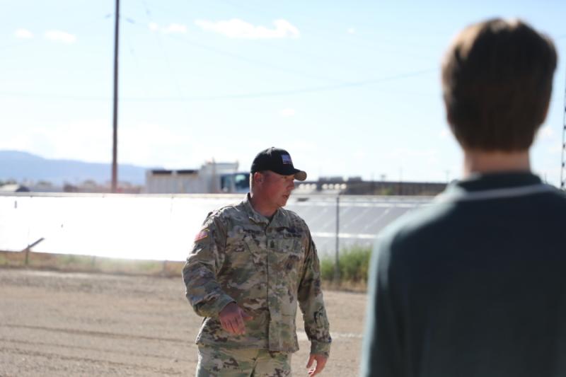 Man in Army uniform.