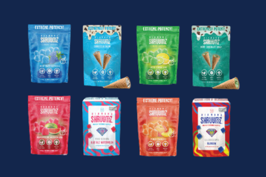 Various pouches of Diamond Shruumz products under recall.